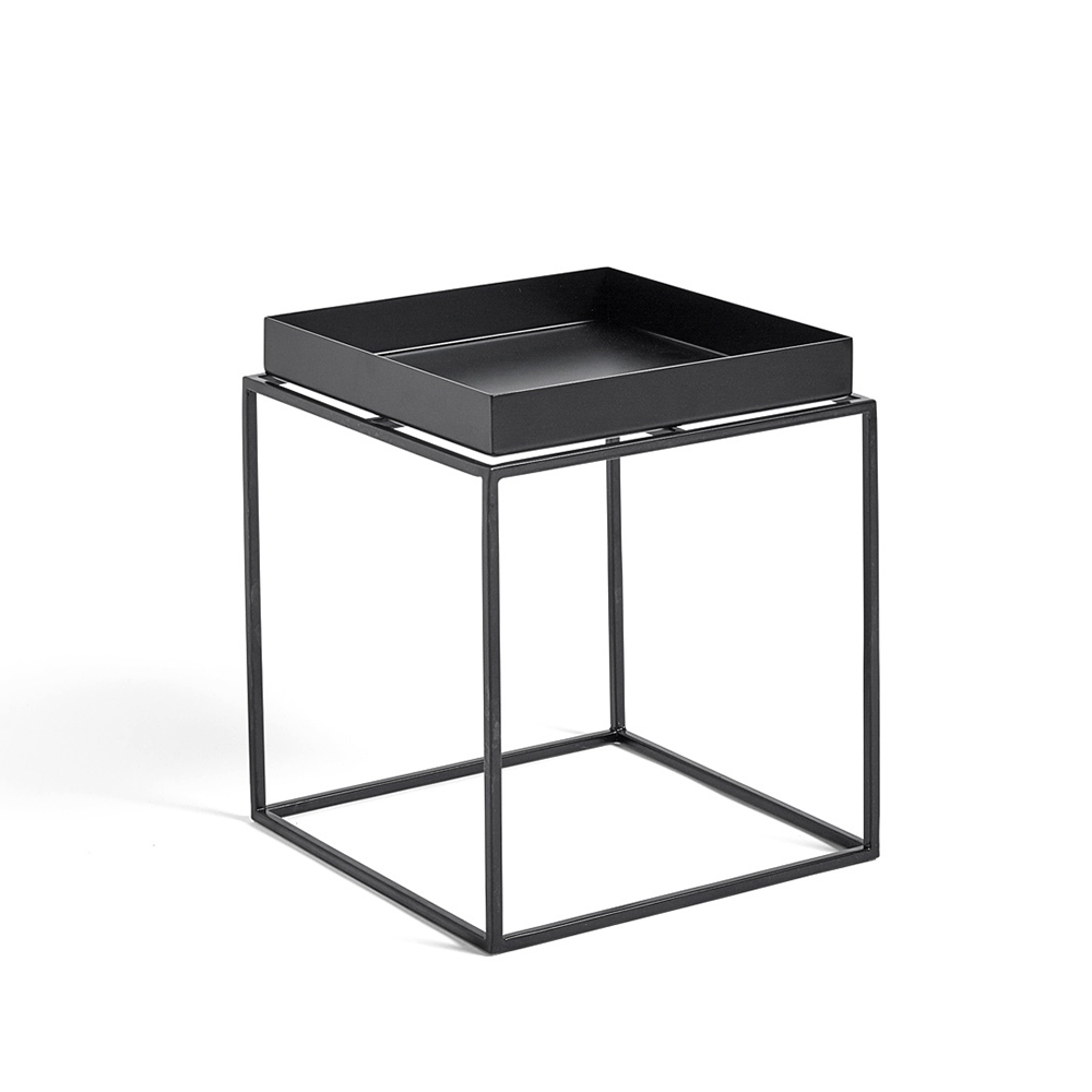 Tray Table d'appoint Noir Side Table Rectangular Hay 