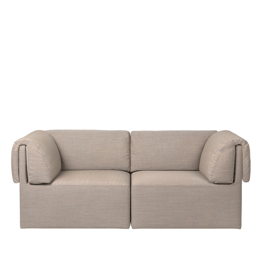 Gubi - Wonder Sofa | Fully Upholstered | 2 seater | With Armrest - GUBI ...