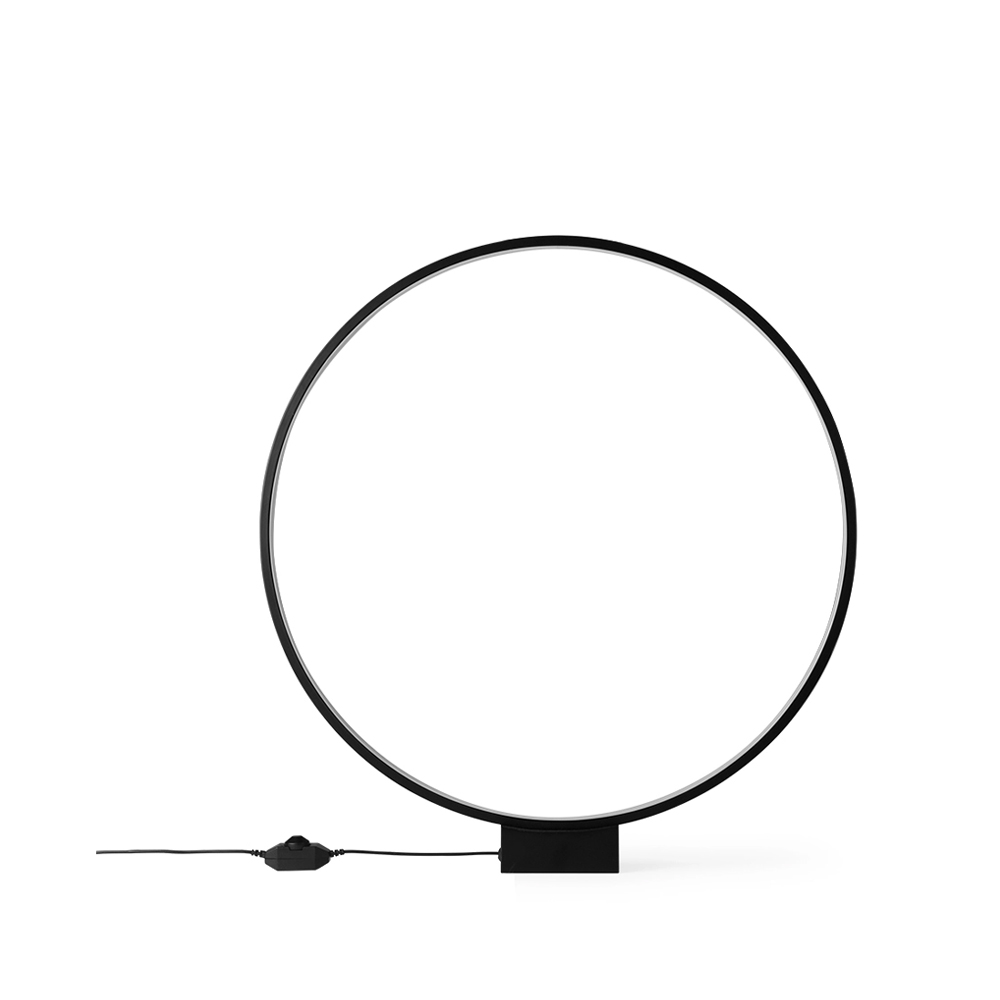 HK Living Luminous circle table lamp black HK Living Designdelicatessen