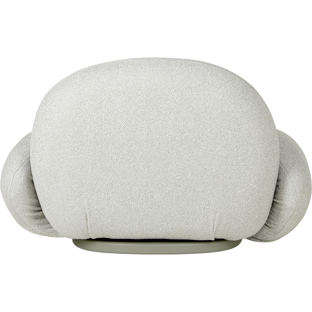 Gubi Pacha Outdoor Lounge Chair with Armrests Swivel GUBI