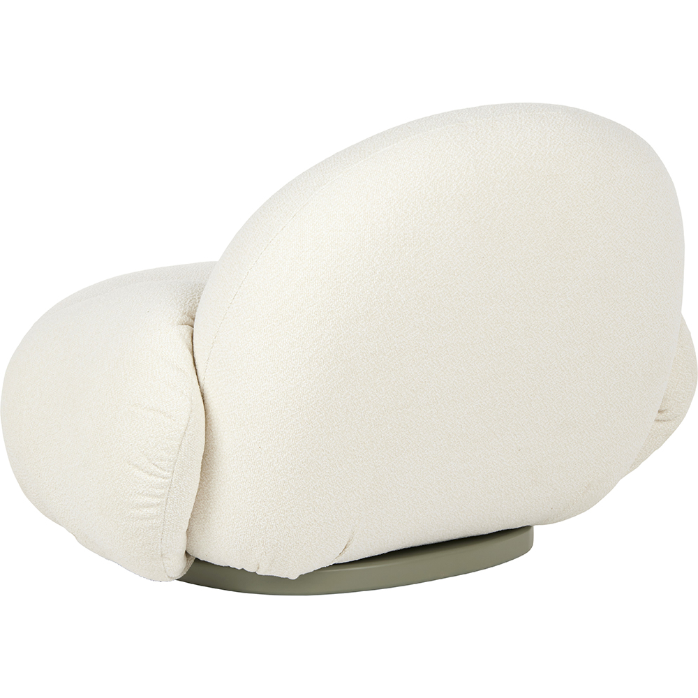 Gubi Pacha Outdoor Lounge Chair with Armrests Swivel GUBI