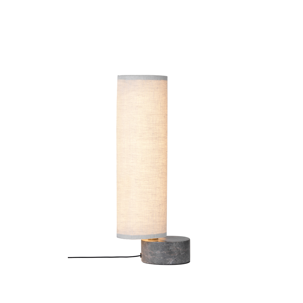 Gubi Unbound Table Lamp, Lottie Silver Hammered Metal Touch Table Lamp