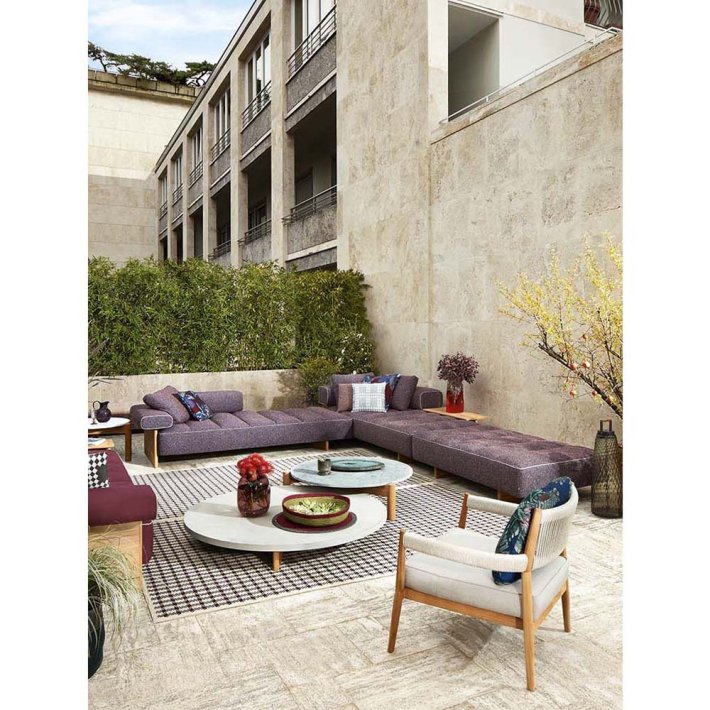 Cassina - 5353 Outdoor Table  Plateau Interchangeable, Sofabord