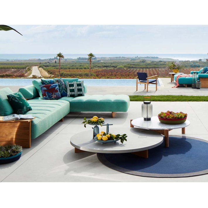 Cassina - 5353 Outdoor Table  Plateau Interchangeable, Sofabord