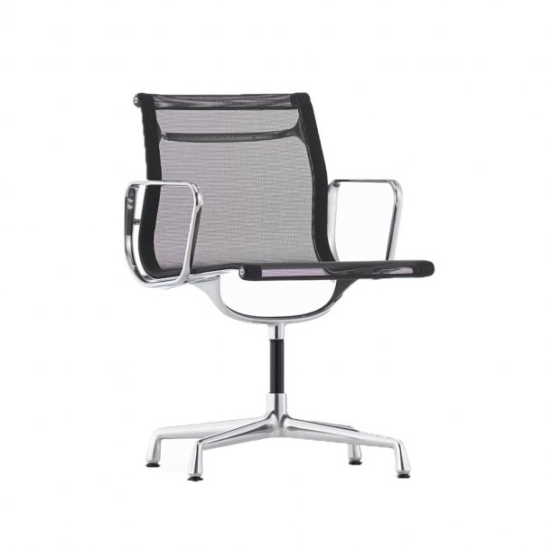 Vitra - Aluminium Chair EA 103 | Net, sortlakeret aluminium
