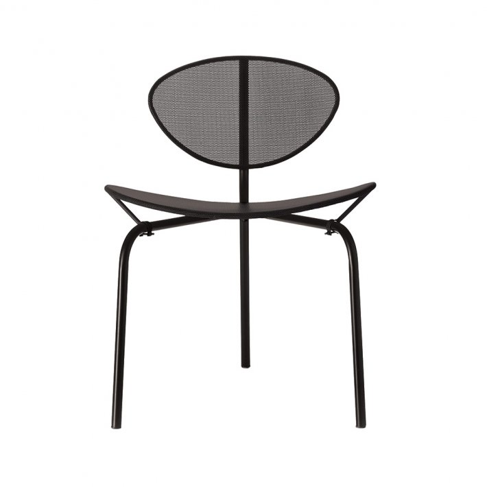 Gubi - Matgot Nagasaki Dining Chair | Soft Black | Semi Matt