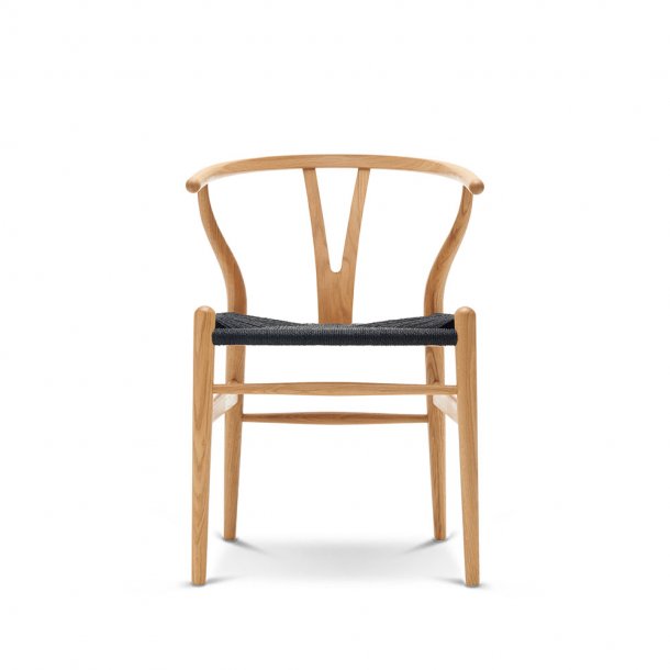 Carl Hansen &amp; Sn - CH24 Y-Stol | Eg, sort flet | Olie