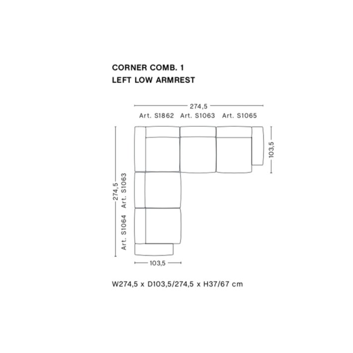 HAY - Mags Soft Sofa | Low Armrest | Frdige kombinationer | Hjrnesofaer