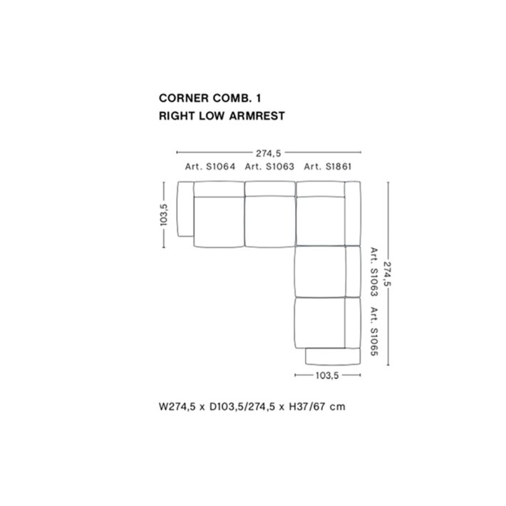 HAY - Mags Soft Sofa | Low Armrest | Frdige kombinationer | Hjrnesofaer