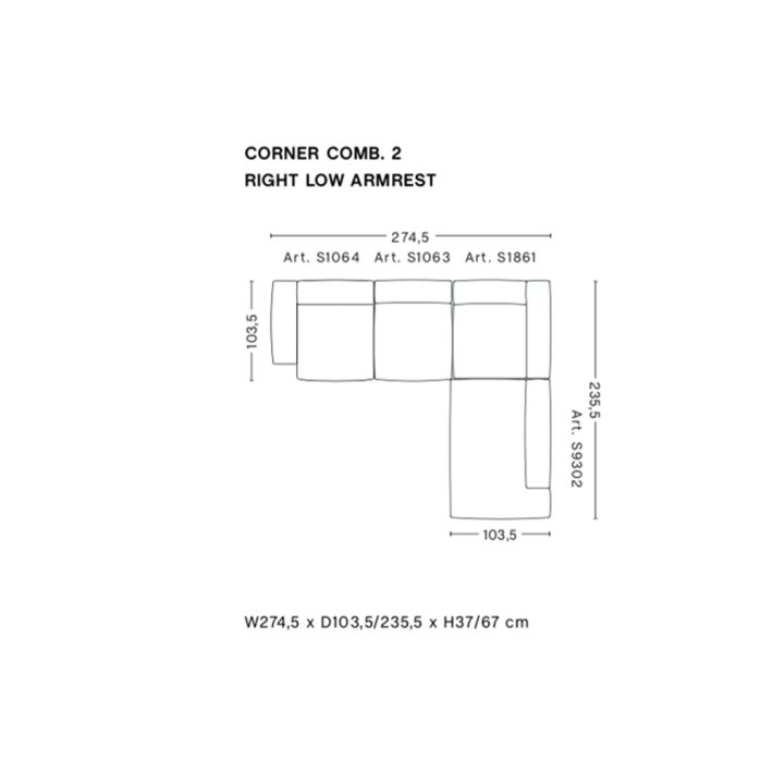 HAY - Mags Soft Sofa | Low Armrest | Frdige kombinationer | Hjrnesofaer