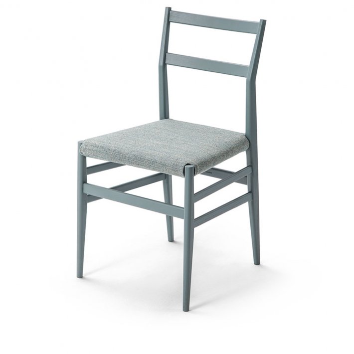 Cassina - 646 Leggera Chair | Petroleum, tekstil