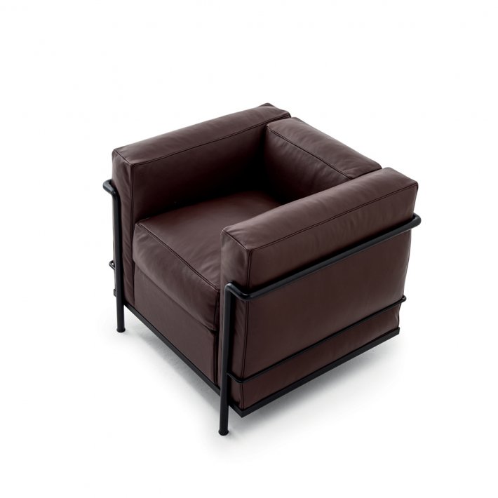 Cassina - Fauteuil Grand Confort | Petit modle | Black frame |Leather