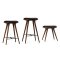 Mater - High Stool | Leather Seat