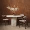 Gubi - Epic Dining Table | 130 |Travertine