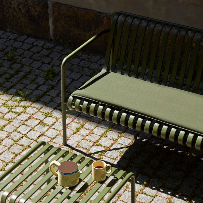 HAY - Palissade Dining Bench | Bnk med Armln