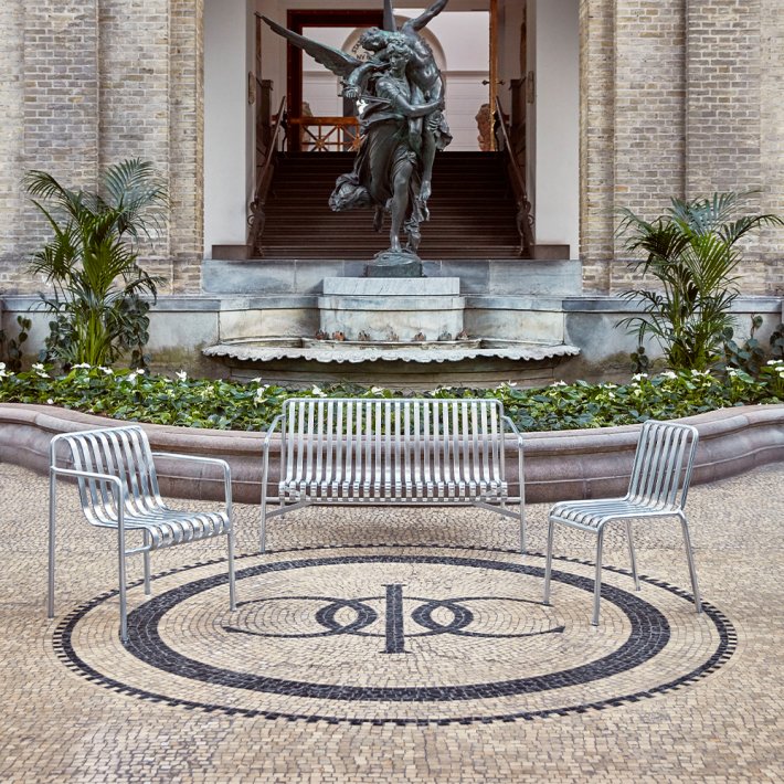 HAY - Palissade Dining Bench | Bnk med Armln