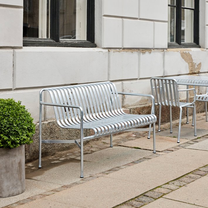 HAY - Palissade Dining Bench | Bnk med Armln