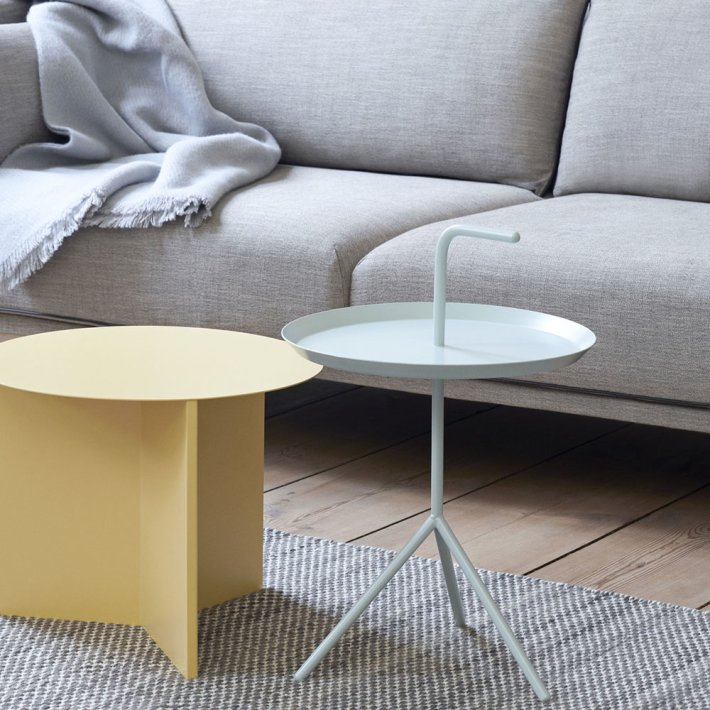 HAY - Slit Table Round | Sofabord |�Pulverlakeret