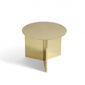 HAY - Slit Table Round | Sofabord |Brass