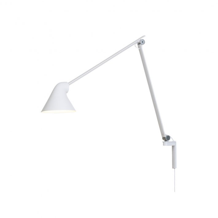 Louis Poulsen - NJP Vg | Lang arm | Hvid