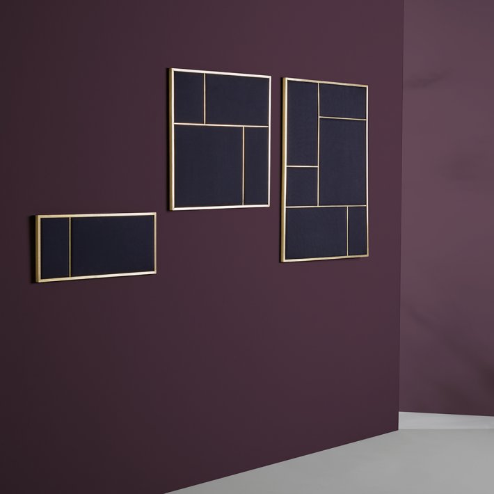 PLEASE WAIT to be SEATED - Nouveau Pin | Navy blue/messing