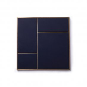 PLEASE WAIT to be SEATED - Nouveau Pin | Navy blue/messing