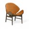 WARM NORDIC - The Orange loungestol | Rget eg, tekstil, fuldpolstret