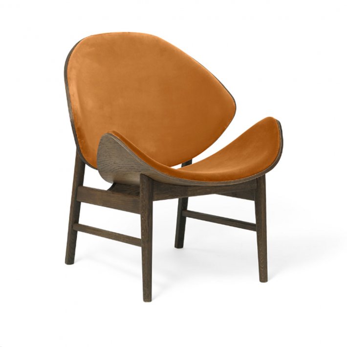 WARM NORDIC - The Orange loungestol | Rget eg, tekstil, fuldpolstret