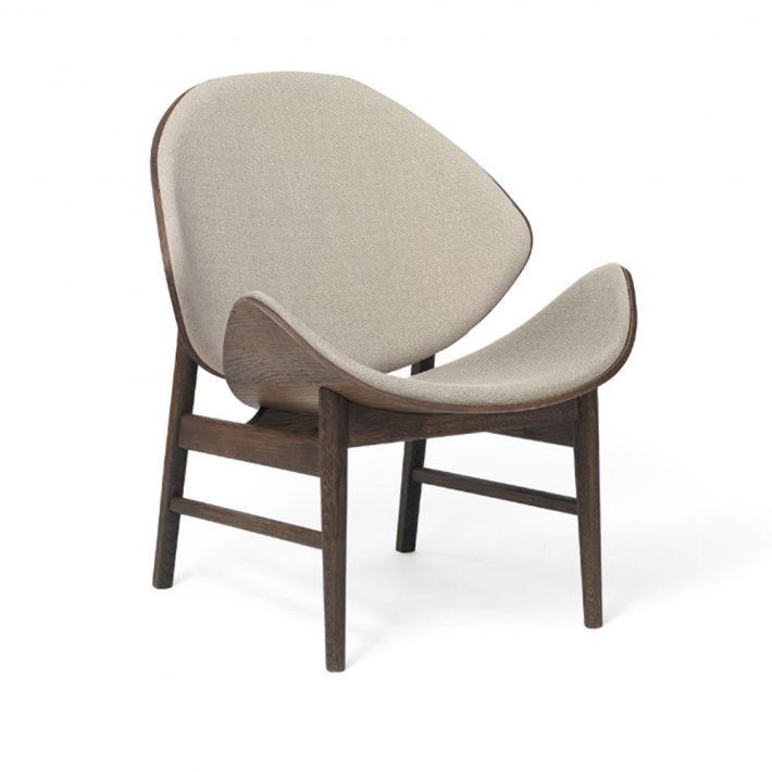 WARM NORDIC - The Orange loungestol | Rget eg, tekstil, fuldpolstret