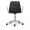 Paustian - Spinal Chair 44, 5-star Base Chrome w. Castors | Chanel stitching, Lder, Armrest