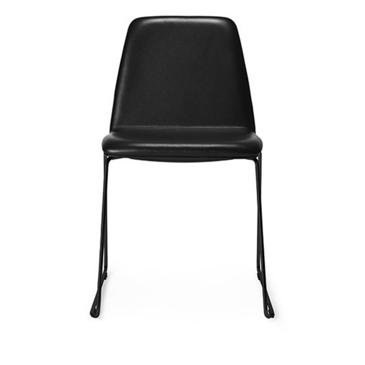 Paustian - Spinal Chair 44, Sled base black | Plain, lder