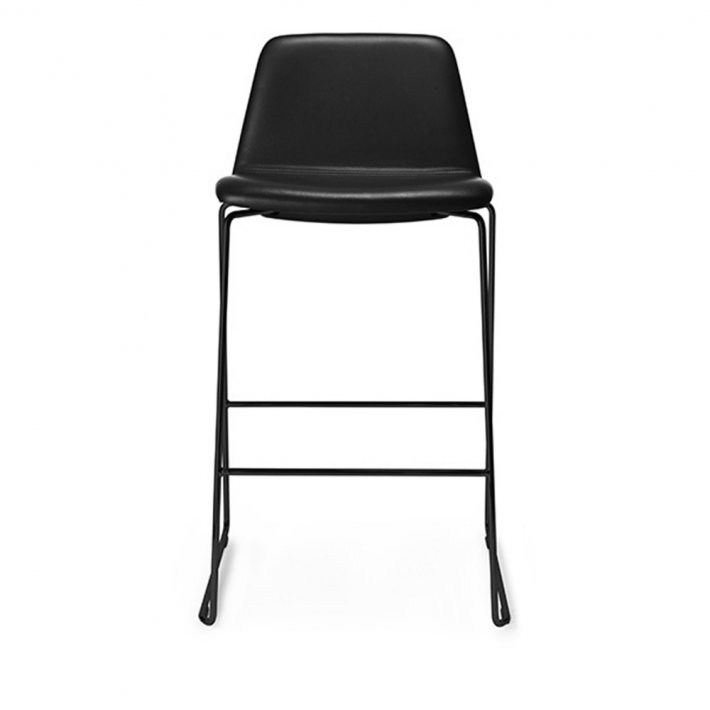 Paustian - Spinal Chair 44, Sled base black, Counter height | Plain, lder