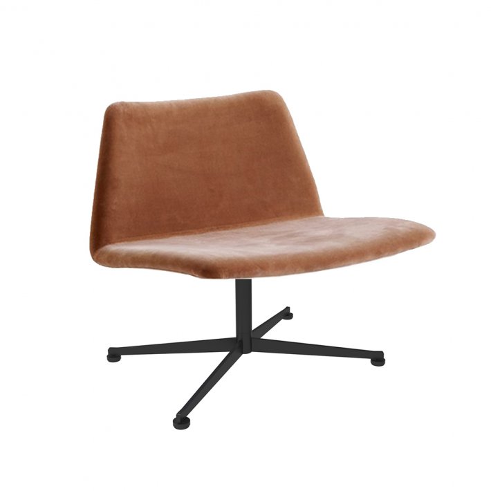 Paustian - Spinal Chair 80, Swivel base black  | Tekstil