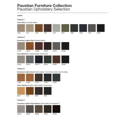 Paustian - Spinal Chair 44, 5-star Base Black w. Castors | Chanel stitching, Lder