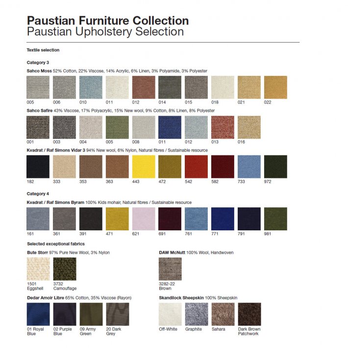 Paustian - Lounge Serie sofa | 3 pers. | Tekstil