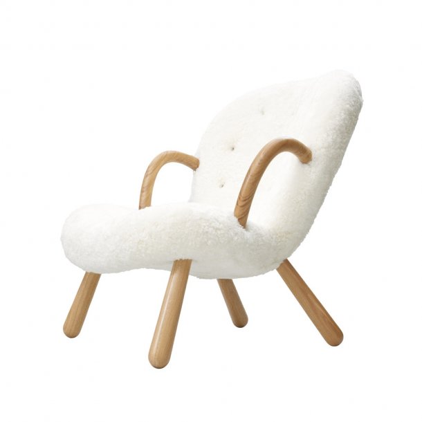 Paustian - Arctander Chair loungestol m. armlæn | Sheepskin