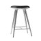 Mater - High Stool | Polished Aluminium