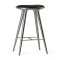 Mater - High Stool | Polished Aluminium
