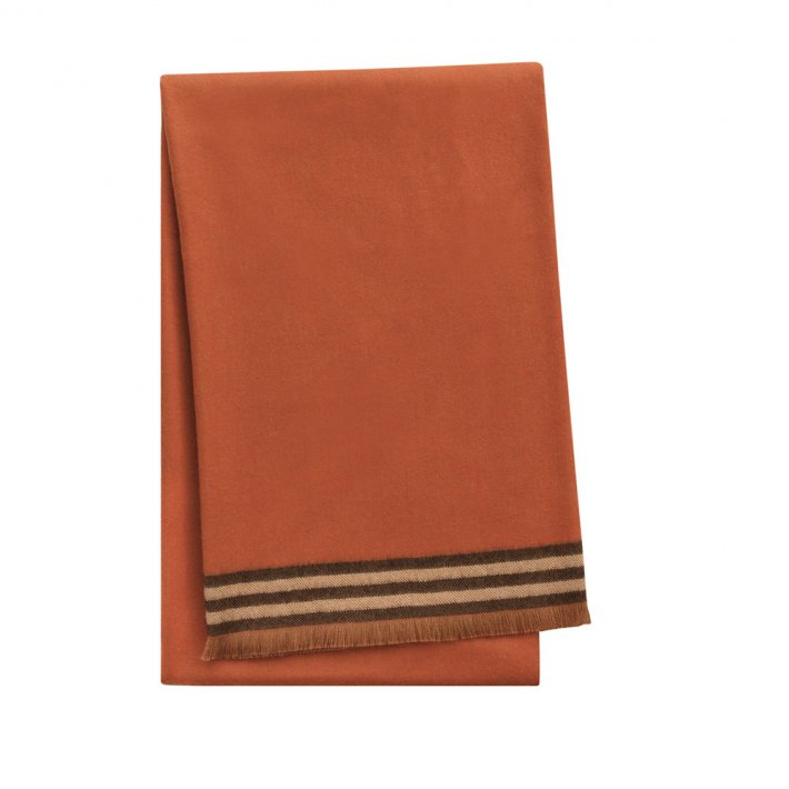 Paustian - SOFT plaid |Plain Orange