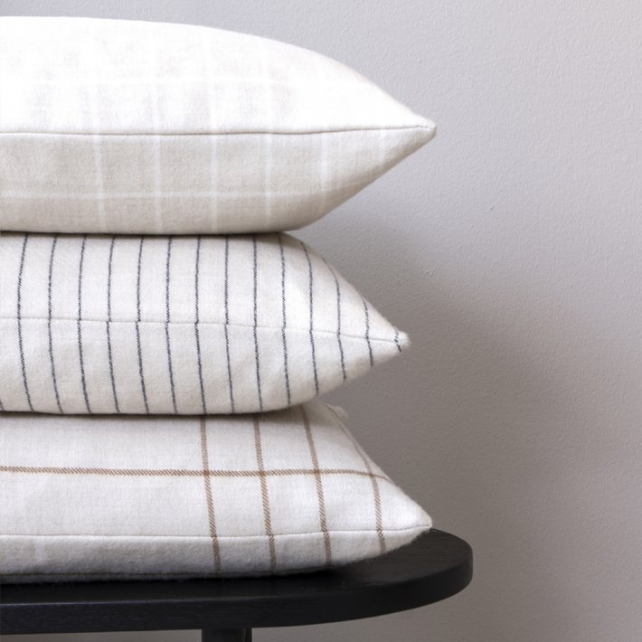 Paustian - SOFT Pillow Checks | White 50x60 cm