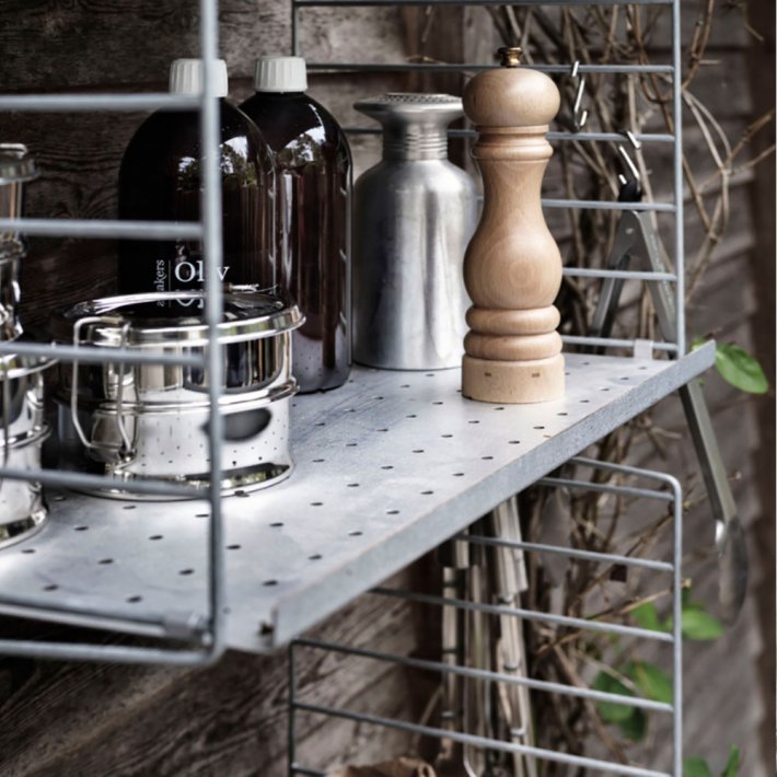 String - String Outdoor | Shelve | Galvanized | Low edge