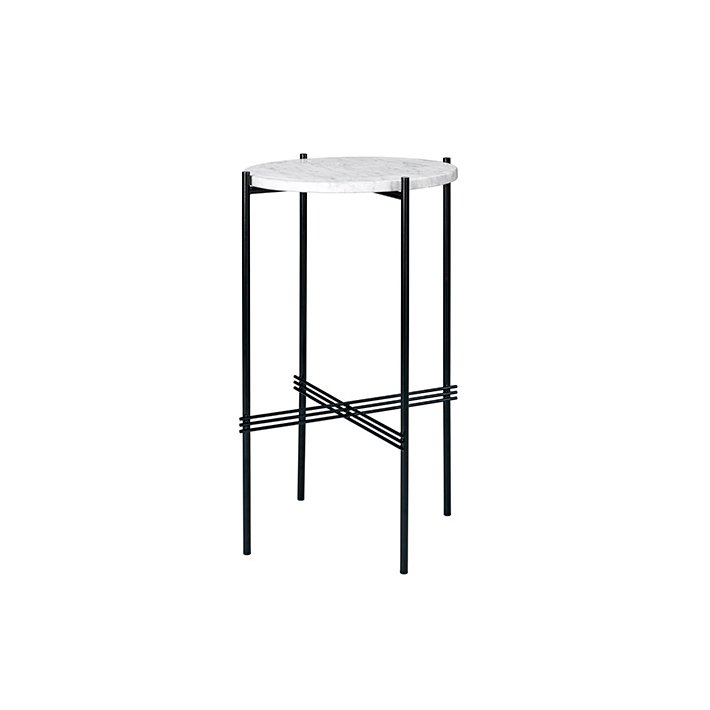 Gubi - TS Console Round | Hvid Marmor