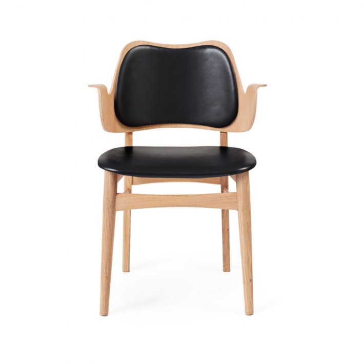 WARM NORDIC - Gesture Chair | Hvidolieret eg, fuldpolstret