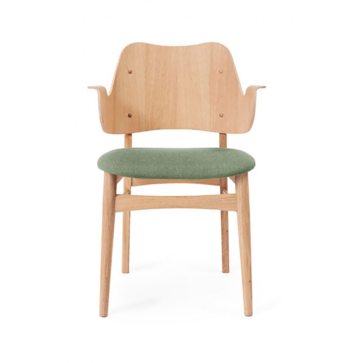 WARM NORDIC - Gesture Chair | Hvidolieret eg, sdepolstret
