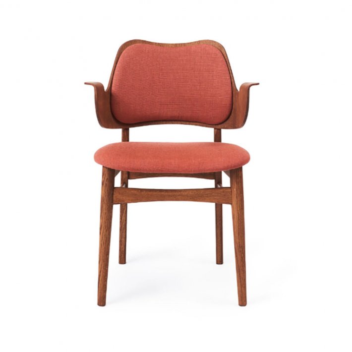 WARM NORDIC - Gesture Chair | Teakolieret eg, fuldpolstret