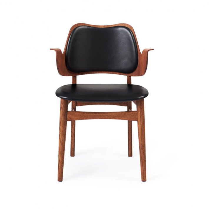 WARM NORDIC - Gesture Chair | Teakolieret eg, fuldpolstret