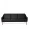 WARM NORDIC - Mr. Olsen 3 pers. sofa | Lder, rget eg