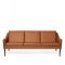 WARM NORDIC - Mr. Olsen 3 pers. sofa | Lder, rget eg