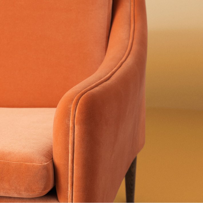 WARM NORDIC - Mr. Olsen 3. pers. sofa | Tekstil, rget eg