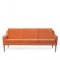 WARM NORDIC - Mr. Olsen 3. pers. sofa | Tekstil, rget eg